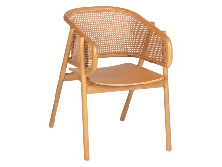 ΠΟΛΥΘΡΟΝΑ KENLEE HM9872 ΦΡΑΞΙΝΟΣ ΚΑΙ ΦΥΣΙΚΟ RATTAN RATTAN ΣΕ ΦΥΣΙΚΟ 57,5x55x81Yεκ.