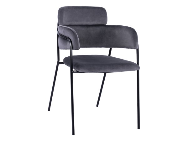 ΠΟΛΥΘΡΟΝΑΚΙ KELSO HM8521.01 ΒΕΛΟΥΔΟ ΣΚΟΥΡΟ ΓΚΡΙ & ΜΑΥΡΟ ΜΕΤΑΛΛΙΚΟ ΣΚΕΛΕΤΟ 52,5x52x80 cm ΠΟΛΥΘΡΟΝΑΚΙ KELSO HM8521.01 ΒΕΛΟΥΔΟ ΣΚΟΥΡΟ ΓΚΡΙ & ΜΑΥΡΟ ΜΕΤΑΛΛΙΚΟ ΣΚΕΛΕΤΟ 52,5x52x80 cm