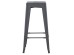 ΣΚΑΜΠΟ ΜΠΑΡ ΜΕΤΑΛΛΙΚΟ MELITA-PRO HM8642.50 ΣΕ ΓΚΡΙ 43x43x78Υεκ.