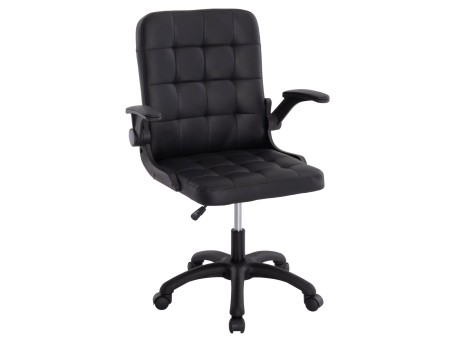 ΚΑΡΕΚΛΑ ΓΡΑΦΕΙΟΥ PORTIMA HM1197.01 ΜΑΥΡΟ PVC-NYLON ΣΚΕΛΕΤΟΣ & ΒΑΣΗ 69x57x97Υεκ.