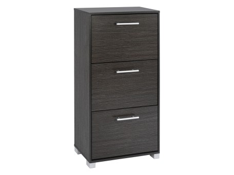 ΠΑΠΟΥΤΣΟΘΗΚΗ ΜΕΛΑΜΙΝΗΣ DAVINA HM2221.01 ZEBRANO 3ΘΕΣΕΩΝ 62Χ24Χ110Υεκ εκ.
