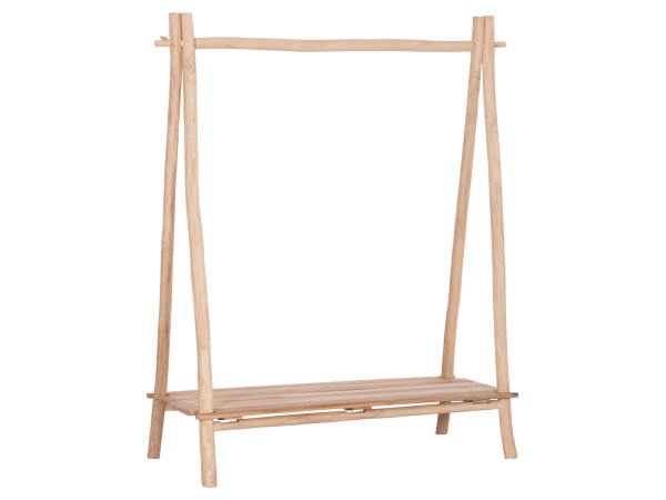 ΕΠΙΠΛΟ ΕΙΣΟΔΟΥ PERL HM9911 ΚΛΑΔΙΑ ΞΥΛΟΥ TEAK-ΦΥΣΙΚΟ 130,5x53x130Υεκ.