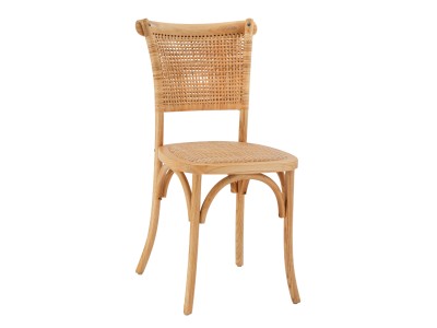 ΚΑΡΕΚΛΑ ΤΡΑΠΕΖΑΡΙΑΣ LIBERTY HM8752.11 TOON ΞΥΛΟ-ΨΑΘΑ RATTAN---Β'ΔΙΑΛΟΓΗΣ 49x54x89Υεκ