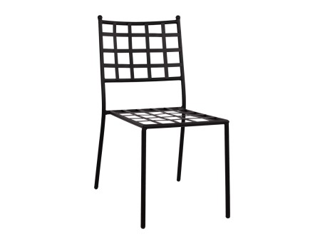 ΜΕΤΑΛΛΙΚΗ ΚΑΡΕΚΛΑ EMERY HM5509 ΣΕ ΜΑΥΡΗ ΑΠΟΧΡΩΣΗ 46x58x88  cm