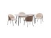 ΣΕΤ ΤΡΑΠΕΖΑΡΙΑΣ 5ΤΜΧ DETTON HM10951.02 ΚΕΡΑΜΙΚΟ TOP--ΥΦΑΣΜΑ ΜΠΕΖ/ΚΑΦΕ & ΜΕΤΑΛ.ΠΟΔΙΑ