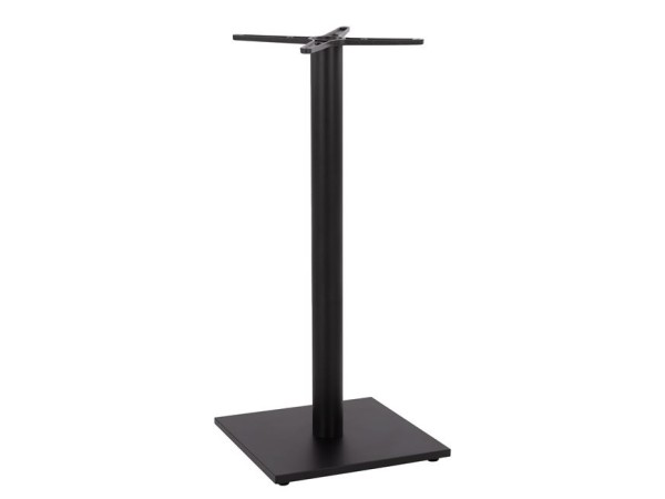 ΒΑΣΗ BAR ΜΕΤΑΛΛΙΚΗ ΜΑΥΡΗ ΜΑΤ 45Χ45Χ108εκ. ΜΕ ΡΕΓΟΥΛΑΤΟΡΟΥΣ HM439