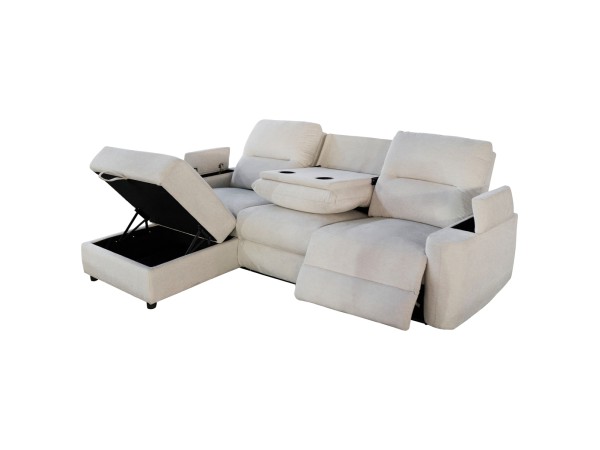 ΚΑΝΑΠΕΣ ΑΡΙΣΤΕΡΗ ΓΩΝΙΑ SYNTHIA HM3308.01L ΑΝΑΚΛΙΣΗ & ΑΠΟΘ.ΧΩΡΟΣ--ΜΠΕΖ 246x159x97Υεκ