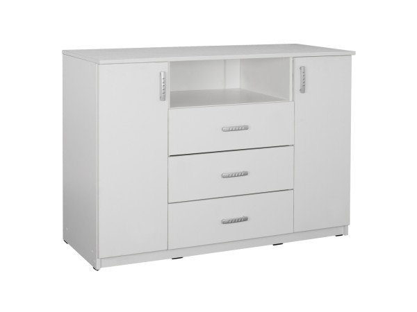 ΜΠΟΥΦΕΣ ΜΕ 2 ΝΤΟΥΛΑΠΙΑ Κ 3 ΣΥΡΤΑΡΙΑ ADLER ΛΕΥΚΟΣ HM2430.03 120X45X85Y εκ.