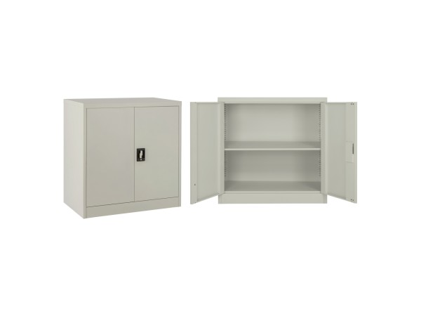 ΝΤΟΥΛΑΠΑ ΜΕΤΑΛΛΙΚΗ HM5960.11 ΜΕ 2 ΑΠΟΘΗΚΕΥΤΙΚΟΥΣ ΧΩΡΟΥΣ ΓΚΡΙ 90Χ40Χ90Υεκ.