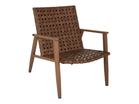 ΠΟΛΥΘΡΟΝΑ FELIPE HM5868.01 ΜΕΤΑΛΛΟ ΟΨΗ ΞΥΛΟΥ & RATTAN ΔΕΡΜΑ-LOOK 63,5x75,5x77εκ.