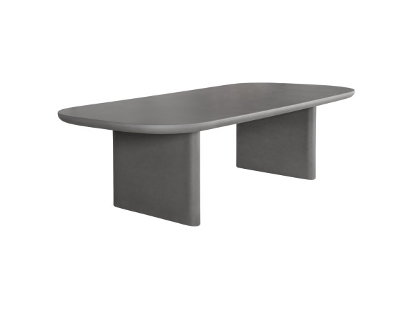 ΤΡΑΠΕΖΙ ΤΡΑΠΕΖΑΡΙΑΣ AZAMI HM6600.01 ΓΚΡΙ FIBER CEMENT 240x100x75Υεκ.