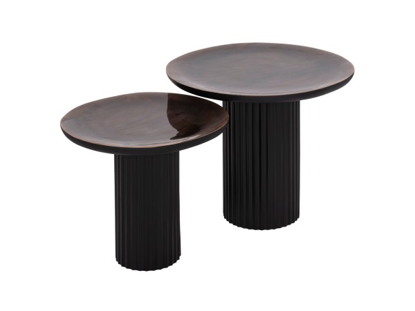 ΤΡΑΠΕΖΙA ΣΑΛΟΝΙΟΥ 2ΤΜΧ ELAF HM9999 ΞΥΛΟ MANGO ΕΜΑΓΙΕ-ΜΕΤΑΛΛΙΚΕΣ ΒΑΣΕΙΣ