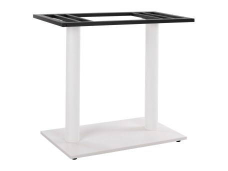 ΒΑΣΗ ΜΕΤΑΛΛΙΚΗ ΔΙΠΛΗ ΛΕΥΚΗ ΜΑΤ 40Χ70Χ72Υεκ. ΜΕ ΡΕΓΟΥΛΑΤΟΡΟΥΣ HM435.12