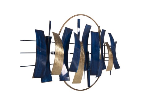 ΔΙΑΚΟΣΜΗΤΙΚΟ ΤΟΙΧΟΥ HM4205 ΜΕΤΑΛΛΟ ΣΕ ΜΠΛΕ-ΧΡΥΣΟ 90,5x50Υεκ.