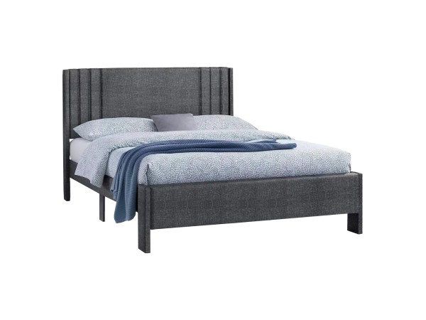 ΚΡΕΒΑΤΙ ΔΙΠΛΟ CREDENCE HM685.01 ΓΚΡΙ ΥΦΑΣΜΑ ΓΙΑ ΣΤΡΩΜΑ 160Χ200εκ. ΚΡΕΒΑΤΙ ΔΙΠΛΟ CREDENCE HM685.01 ΓΚΡΙ ΥΦΑΣΜΑ ΓΙΑ ΣΤΡΩΜΑ 160Χ200εκ.