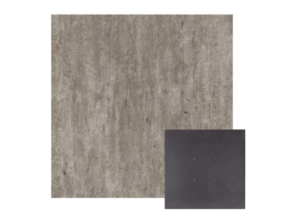 ΕΠΙΦΑΝΕΙΑ ΤΡΑΠΕΖΙΟΥ HPL ΤΕΤΡΑΓΩΝΗ HM5838.37 CONCRETE 70x70εκ.