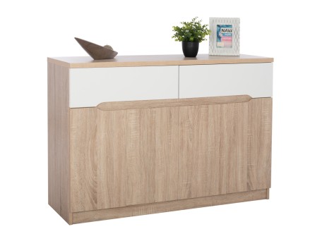 ΜΠΟΥΦΕΣ JOLENE HM2234.02 2 ΣΥΡΤΑΡΙΑ & 4 ΠΟΡΤΕΣ SONAMA 120X40X80εκ.