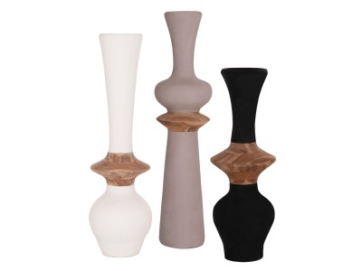 ΣΕΤ 3ΤΜΧ ΔΙΑΚΟΣΜΗΤΙΚΑ ΒΑΖΑ ΔΑΠΕΔΟΥ NEBULA HM21139.03 FIBER CEMENT-ΞΥΛΟ ΤΕΑΚ