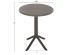ΤΡΑΠΕΖΙ ΠΟΛΥΠΡΟΠΥΛΕΝΙΟΥ ΣΤΡΟΓΓΥΛΟ TERRIN HM6124.15 OLIVE GREEN Φ60x75Υεκ.