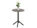 ΤΡΑΠΕΖΙ ΠΟΛΥΠΡΟΠΥΛΕΝΙΟΥ ΣΤΡΟΓΓΥΛΟ TERRIN HM6124.15 OLIVE GREEN Φ60x75Υεκ.