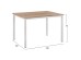 ΤΡΑΠΕΖΙ ΤΡΑΠΕΖΑΡΙΑΣ GOOSE HM9532.02 MDF SONAMA-ΛΕΥΚΟ ΜΕΤΑΛΛΟ 120X80Χ75Yεκ. ΤΡΑΠΕΖΙ ΤΡΑΠΕΖΑΡΙΑΣ GOOSE HM9532.02 MDF SONAMA-ΛΕΥΚΟ ΜΕΤΑΛΛΟ 120X80Χ75Yεκ.