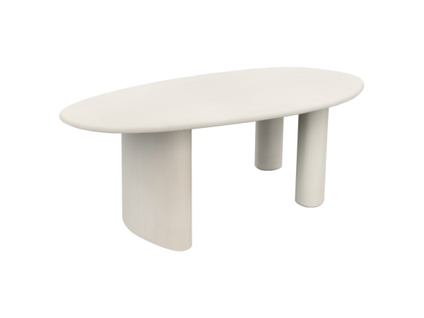 ΤΡΑΠΕΖΙ ΤΡΑΠΕΖΑΡΙΑΣ ΟΒΑΛ VOLPE HM6599.02 ΜΠΕΖ FIBER CEMENT 240x100x75Υεκ ΤΡΑΠΕΖΙ ΤΡΑΠΕΖΑΡΙΑΣ ΟΒΑΛ VOLPE HM6599.02 ΜΠΕΖ FIBER CEMENT 240x100x75Υεκ