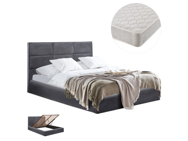 ΚΡΕΒΑΤΙ ΔΙΠΛΟ & ΣΤΡΩΜΑ BRILEY HM21272.01 ΓΚΡΙ ΒΕΛΟΥΔΟ ΜΕ ΑΠΟΘ.ΧΩΡΟ--ΓΙΑ 160x200εκ ΚΡΕΒΑΤΙ ΔΙΠΛΟ & ΣΤΡΩΜΑ BRILEY HM21272.01 ΓΚΡΙ ΒΕΛΟΥΔΟ ΜΕ ΑΠΟΘ.ΧΩΡΟ--ΓΙΑ 160x200εκ