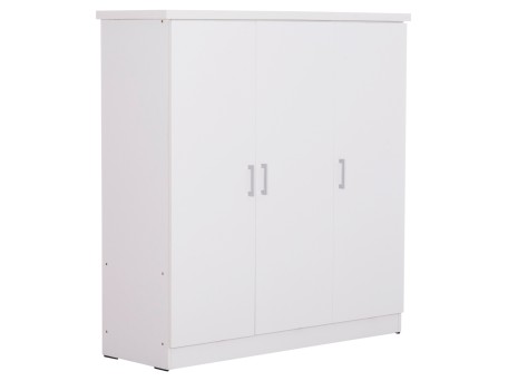 ΝΤΟΥΛΑΠΑ 3ΦΥΛΛΗ ΜΕ ΡΑΦΙΑ FUENTO HM2482.02 ΛΕΥΚΗ ΜΕΛΑΜΙΝΗ 120-116x40x123,5Υεκ.