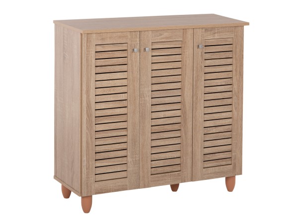 ΠΑΠΟΥΤΣΟΘΗΚΗ-ΝΤΟΥΛΑΠΑ PROLLY HM9609.02 ΜΕΛΑΜΙΝΗ SONAMΑ-3ΠΟΡΤΕΣ-4ΡΑΦΙΑ 87x32x88Υεκ.