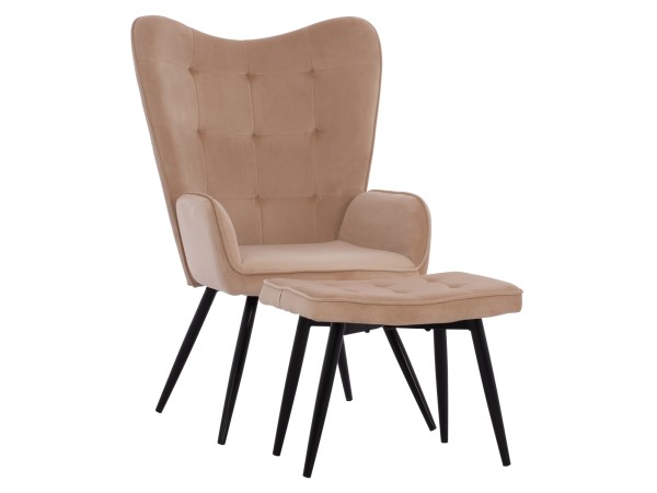 ΠΟΛΥΘΡΟΝΑ ΜΠΕΡΖΕΡΑ CRAWLEY ΜΕ ΥΠΟΠΟΔΙΟ HM8918.11 ΜΠΕΖ ΒΕΛΟΥΔΟ 70x57x103 εκ. ΠΟΛΥΘΡΟΝΑ ΜΠΕΡΖΕΡΑ CRAWLEY ΜΕ ΥΠΟΠΟΔΙΟ HM8918.11 ΜΠΕΖ ΒΕΛΟΥΔΟ 70x57x103 εκ.