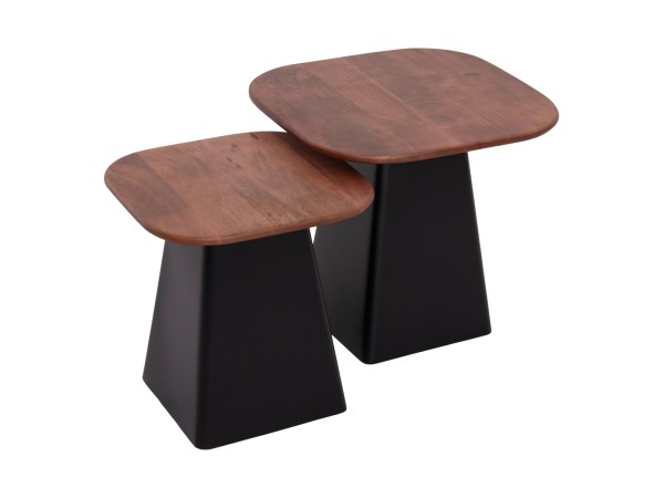 ΤΡΑΠΕΖΙA ΣΑΛΟΝΙΟΥ 2ΤΜΧ VAIOLA HM9998 ΞΥΛΟ MANGO TOP-ΜΕΤΑΛΛΙΚΕΣ ΒΑΣΕΙΣ ΜΑΥΡΕΣ 40x40 & 50x50 εκ.