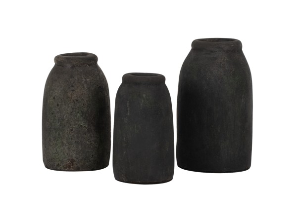 ΔΙΑΚΟΣΜΗΤΙΚA ΒΑΖA ΑΠΟ TERRACOTTA ΑΝΘΡΑΚΙ HM7711