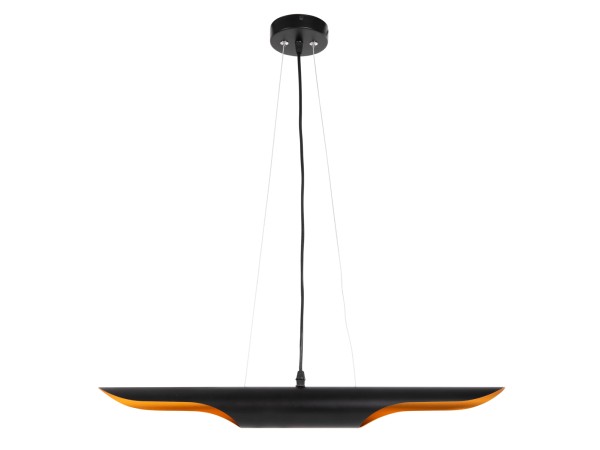 ΦΩΤΙΣΤΙΚΟ ΟΡΟΦΗΣ ΚΡΕΜΑΣΤΟ HM4172 ΜΑΥΡΟΣ ΜΕΤΑΛΛΙΚΟΣ ΣΩΛΗΝΑΣ-2 ΛΑΜΠΕΣ Φ6x60Υεκ.