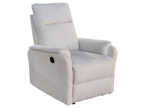 ΠΟΛΥΘΡΟΝΑ RELAX ΜΕ ΗΛΕΚΤΡΙΚΗ ΑΝΑΚΛΙΣΗ SYNTHIA HM3309.01 ΜΠΕΖ ΥΦΑΣΜΑ 75x87x102Yεκ