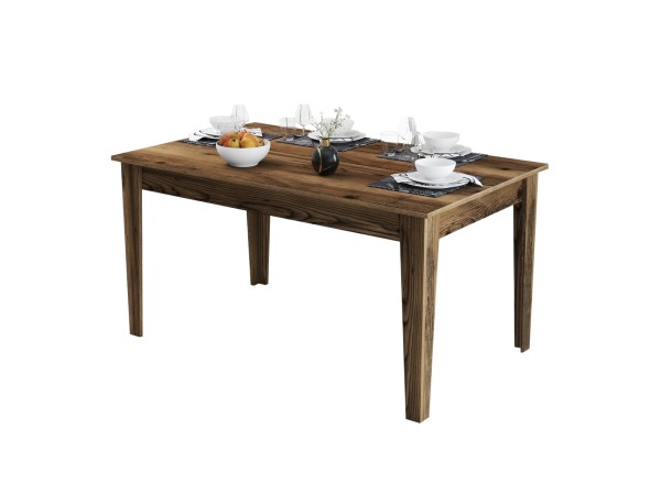 ΤΡΑΠΕΖΙ ΤΡΑΠΕΖΑΡΙΑΣ STANDARD HM9507.04 ΜΕΛΑΜΙΝΗ ΚΑΡΥΔΙ ME ΑΠΟΘHK.ΧΩΡΟ 145x88x75Yεκ.