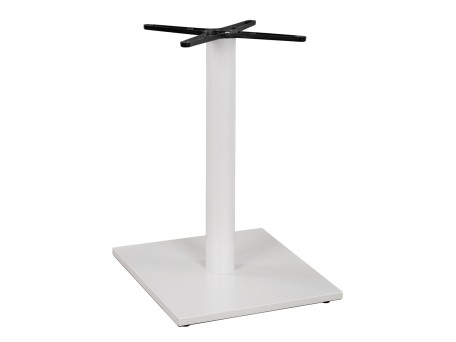 ΒΑΣΗ ΜΕΤΑΛΛΙΚΗ ΛΕΥΚΗ ΜΑΤ 45Χ45Χ70εκ. ΜΕ ΣΤΑΥΡΟ 45Χ45 ΚΑΙ ΡΕΓΟΥΛΑΤΟΡΟΥΣ HM438.02