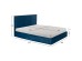 ΚΡΕΒΑΤΙ ΔΙΠΛΟ & ΣΤΡΩΜΑ BRILEY HM21272.03 ΜΠΛΕ ΒΕΛΟΥΔΟ ΜΕ ΑΠΟΘ.ΧΩΡΟ--ΓΙΑ 160x200εκ