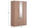 ΝΤΟΥΛΑΠΑ ΜΕ ΚΑΘΡΕΦΤΗ & ΣΥΡΤΑΡΙΑ JARRY HM2485.11 SONAMA OAK ΜΕΛΑΜΙΝΗ 119x48x183Υεκ