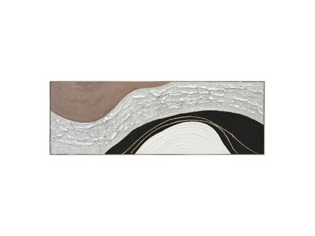 ΠΙΝΑΚΑΣ ΤΟΙΧΟΥ ABSTRACT HM4552.01 ΜΕ ΚΟΡΝΙΖΑ ΜΠΕΖ-ΚΑΜΒΑΣ- ΧΕΙΡΟΠΟΙΗΤΟΣ 152x4.5x52Υεκ.