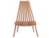 ΠΟΛΥΘΡΟΝΑ LOUNGE ΠΤΥΣΣΟΜΕΝΗ SHIGAO HM18112 ΞΥΛΟ TEAK--ΦΥΣΙΚΟ 61x88.5x89Υεκ.