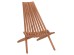ΠΟΛΥΘΡΟΝΑ LOUNGE ΠΤΥΣΣΟΜΕΝΗ SHIGAO HM18112 ΞΥΛΟ TEAK--ΦΥΣΙΚΟ 61x88.5x89Υεκ.