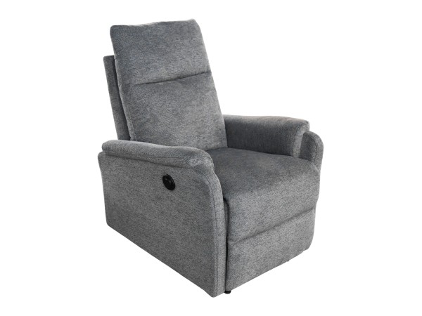 ΠΟΛΥΘΡΟΝΑ RELAX ΜΕ ΗΛΕΚΤΡΙΚΗ ΑΝΑΚΛΙΣΗ SYNTHIA HM3309.03 ΓΚΡΙ ΥΦΑΣΜΑ 75x87x102Yεκ