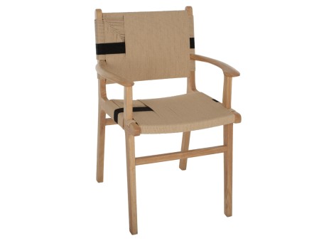 ΠΟΛΥΘΡΟΝΑ BAND RUBBERWOOD ΚΑΙ ΣΧΟΙΝΙ 62,5x60x88Yεκ.HM9324.01