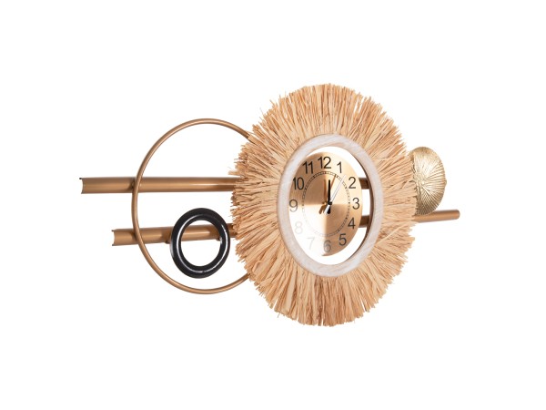 ΡΟΛΟΙ ΤΟΙΧΟΥ HM4200 ΜΕΤΑΛΛΟ & ΙΝΕΣ RAFFIA ΣΕ ΓΗΙΝΑ ΧΡΩΜΑΤΑ 100x49Υεκ.