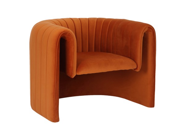 ΠΟΛΥΘΡΟΝΑ RIKER HM9682.05 ΜΕΤΑΛΛΙΚΟΣ ΣΚΕΛΕΤΟΣ-ΠΟΡΤΟΚΑΛΙ ΒΕΛΟΥΔΟ 92x74x69Υεκ.