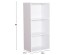 ΡΑΦΙΕΡΑ ΤΟΙΧΟΥ CUBICON HM9941.01 ΛΕΥΚΗ ΜΕΛΑΜΙΝΗ 38,5x23,5x80Υεκ.
