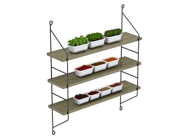 ΡΑΦΙΕΡΑ ΤΟΙΧΟΥ ACHALA ΜΕΛΑΜΙΝΗΣ HM9185.12 OLIVE GREY 60x15x68Y εκ. ΡΑΦΙΕΡΑ ΤΟΙΧΟΥ ACHALA ΜΕΛΑΜΙΝΗΣ HM9185.12 OLIVE GREY 60x15x68Y εκ.