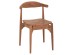 ΚΑΡΕΚΛΑ ΤΡΑΠΕΖΑΡΙΑΣ ΕΞ.ΧΩΡΟΥ DONNY HM6378 ΞΥΛΟ TEAK 52x54x74Υεκ.