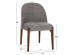 ΚΑΡΕΚΛΑ ΤΡΑΠΕΖΑΡΙΑΣ RAMMER HM9744.01 RUBBERWOOD ΣΕ ΚΑΡΥΔΙ-ΓΚΡΙ ΥΦΑΣΜΑ 57x55x86Υεκ.