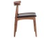 KΑΡΕΚΛΑ ΤΡΑΠΕΖΑΡΙΑΣ ALOR HM9947.03 RUBBERWOOD ΚΑΡΥΔΙ-ΜΑΥΡΟ PU 55x51x75Υεκ